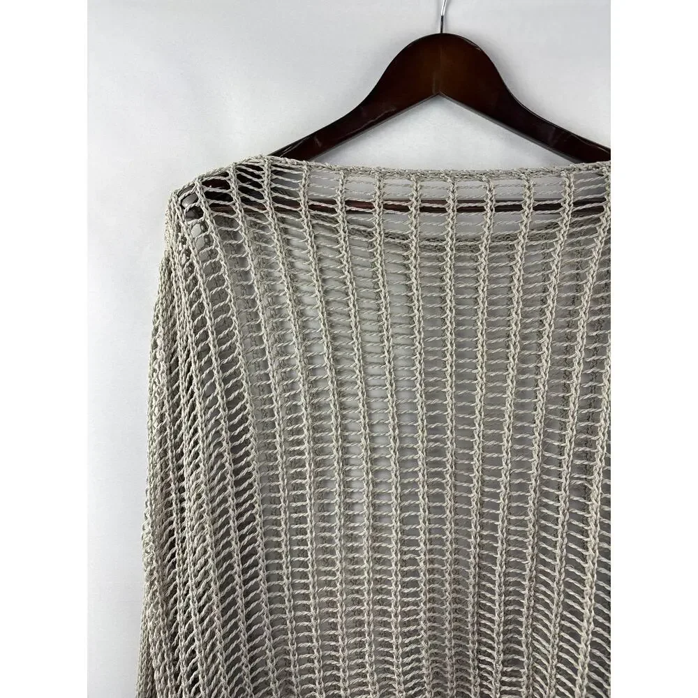 Women’s Cupshe Large Beige Wide Knit Sweater